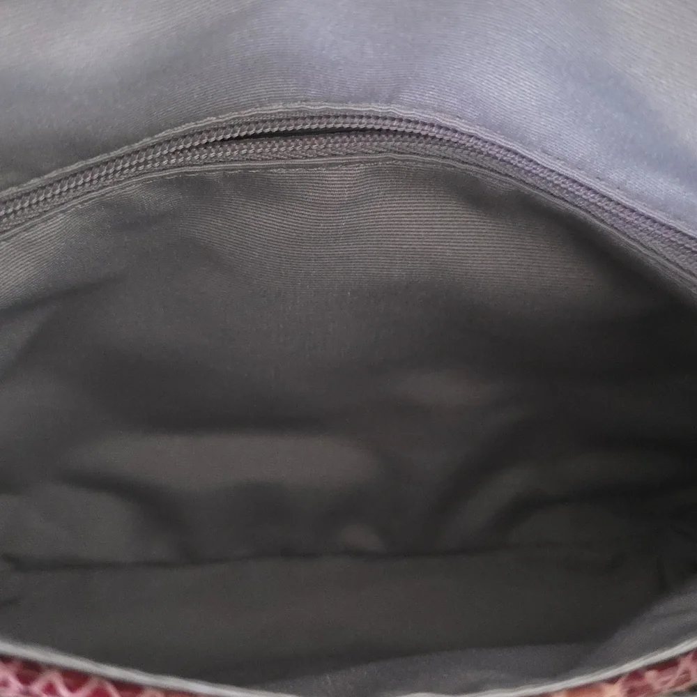 Coach Soho Python Embossed Crossbody/Shoulder Bag in Burgundy Leather - Picture 10 of 12